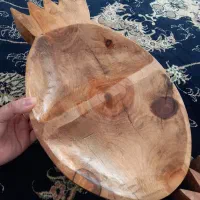 دو عدد ظرف میوه و اردور خوری چوبی