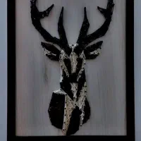 تابلو چوب و نخ کار دست