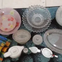 ظرف چینی وکریستالی جنس خوب
