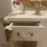 کنسول و ایینه چوبی بزرگ|بوفه، ویترین، کنسول|تهران, قیطریه|دیوار