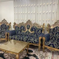 مبل سلطنتی۹نفره همراه میز عسلی|مبلمان خانگی و میز عسلی|بندرعباس, |دیوار