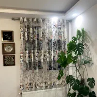 پرده راشل و ساتن طرحدار اقساطی