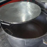 دیگ تک جداره همراه با آبکش وشیر خروجی استیل