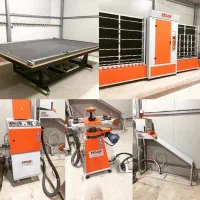 دستگاه تولید شیشه پنجره دوجداره الومینیوم upvc