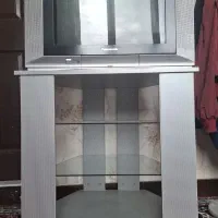 تلویزیون پاناسونیک ۲۱ اینچ و میز در حد نو