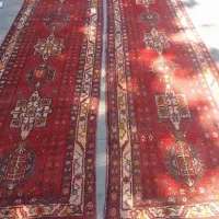 یک جفت کناره دستباف سالم گوشتدار طرح قرجه|فرش|تهران, آبشار|دیوار