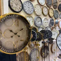 ساعت دیواری پتینه جدیدفلزی ابکاری ضمانت رنگ موتور|ساعت دیواری و تزئینی|مشهد, کوشش|دیوار