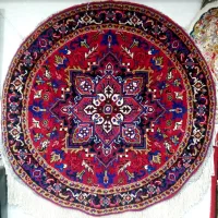 فرش دایره قطر ۱/۵ هریس نقشه