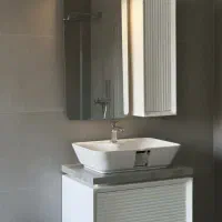 روشویی کابینتی و اینه باکس