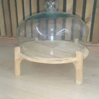 کیک خوری پایه چوبی