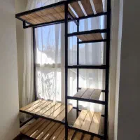 رگال جالباسی دار طبقاتی چوب روس دوطبقه افسریه