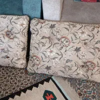 پشتی ۱جفت سنگین توپر وسالم طرح گل