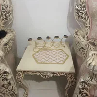مبل ۷نفره بامیزوسط ودوتا عسلی سالم سالم|مبلمان خانگی و میز عسلی|خاوران, |دیوار