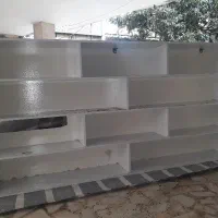 قفسه ام دی اف|کتابخانه، شلف، قفسه‌های دیواری|رشت, شهرک قدس|دیوار