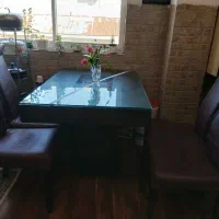 میز ناهارخوری|میز و صندلی غذاخوری|لاهیجان, مهرگان|دیوار