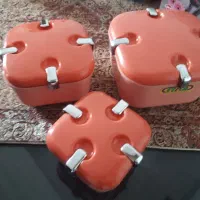 سه تیکه درب دار قفلی چهار گوش