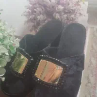 صندل جیر مشکی زنانه.