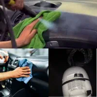 صفر شویی  خودرو با بخار شور و مواد اولیه