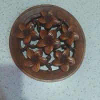 دیوارکوب چوبی منبت کاری شده