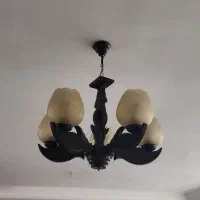 لوستر پنج شاخه|لوستر و چراغ آویز|بوشهر, |دیوار