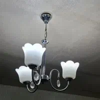دو عدد لوستر چشمه نور درحد نو
