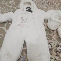 لباس سرهمی گرم همراه با یک جفت جوراب|کفش و لباس بچه|زبرخان, |دیوار