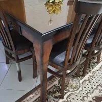 میز و صندلی ناهارخوری ۴ نفره و گنجه