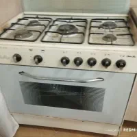 گاز 5شعله فر دار سالم