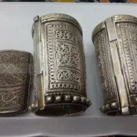 دستبند نقره و جاسیگاری