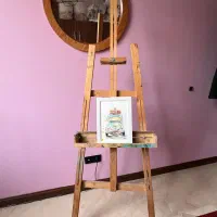 سه پایه نقاشی چوبی