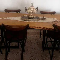 میزناهارخوری ۶ نفره|میز و صندلی غذاخوری|آبیک, |دیوار