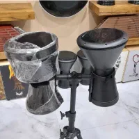 ضرب و تمپوی پژواک به همراه پایه دوبل و دو عدد کاور