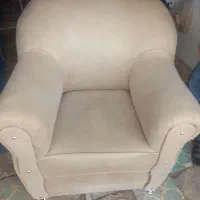 فروش مبل پارچه تازه عوض کردیم همه چی نو  تعویض شده