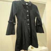 کاپشن چرم قرمز و پالتو مشکی|لباس|مشهد, شهرک لشکر (شهرک غرب)|دیوار