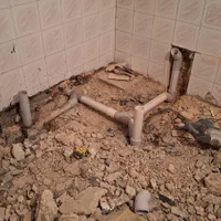 تعمیرات لوله کشی تخریب تعمیر