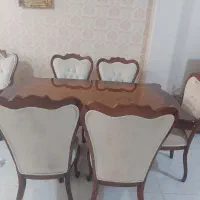 فروش فوری،مبل ۷نفره و میز ناهار خوری ۶نفره|مبلمان خانگی و میز عسلی|کرج, اتحاد|دیوار
