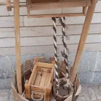 چاه آب چوبی تزئینی