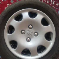 رینگ چرخ سایز14.همراه لاستیک استوک وقالپاق