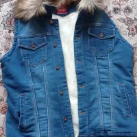 جلیقه و شلوار لی