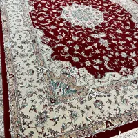 فرش 9 متری تک نگین مشهد آکبند 700 شانه