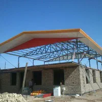 اجرای جوشکاری و شیروانی و اسکلت سیار