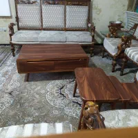 فروش فوری مبل بدلیل جابجایی|مبلمان خانگی و میز عسلی|فولادشهر, B7|دیوار