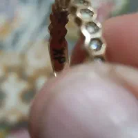 انگشتر لعاب طلا