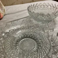 کاسه و بشقاب امریکایی قدیمی بلور|ظروف سرو و پذیرایی|اصفهان, ارداجی|دیوار