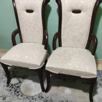 سه عدد صندلی میزبان از جنس چوب راش