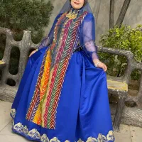 کرایه لباس محلی شیکترین ترکیب رنگ وپارچه دراصفهان