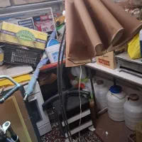آباژور پایه دار کاملا سالم|چراغ خواب و آباژور|قزوین, |دیوار