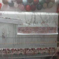 فرش زرنیم ۵۰رج طرح علیا نیمه کاره باتمام مصالح