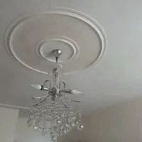 لوستر کریستال سه شاخه
