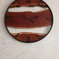 ساعت دیواری چوب راش